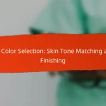 Lip Color Selection: Skin Tone Matching and Finishing